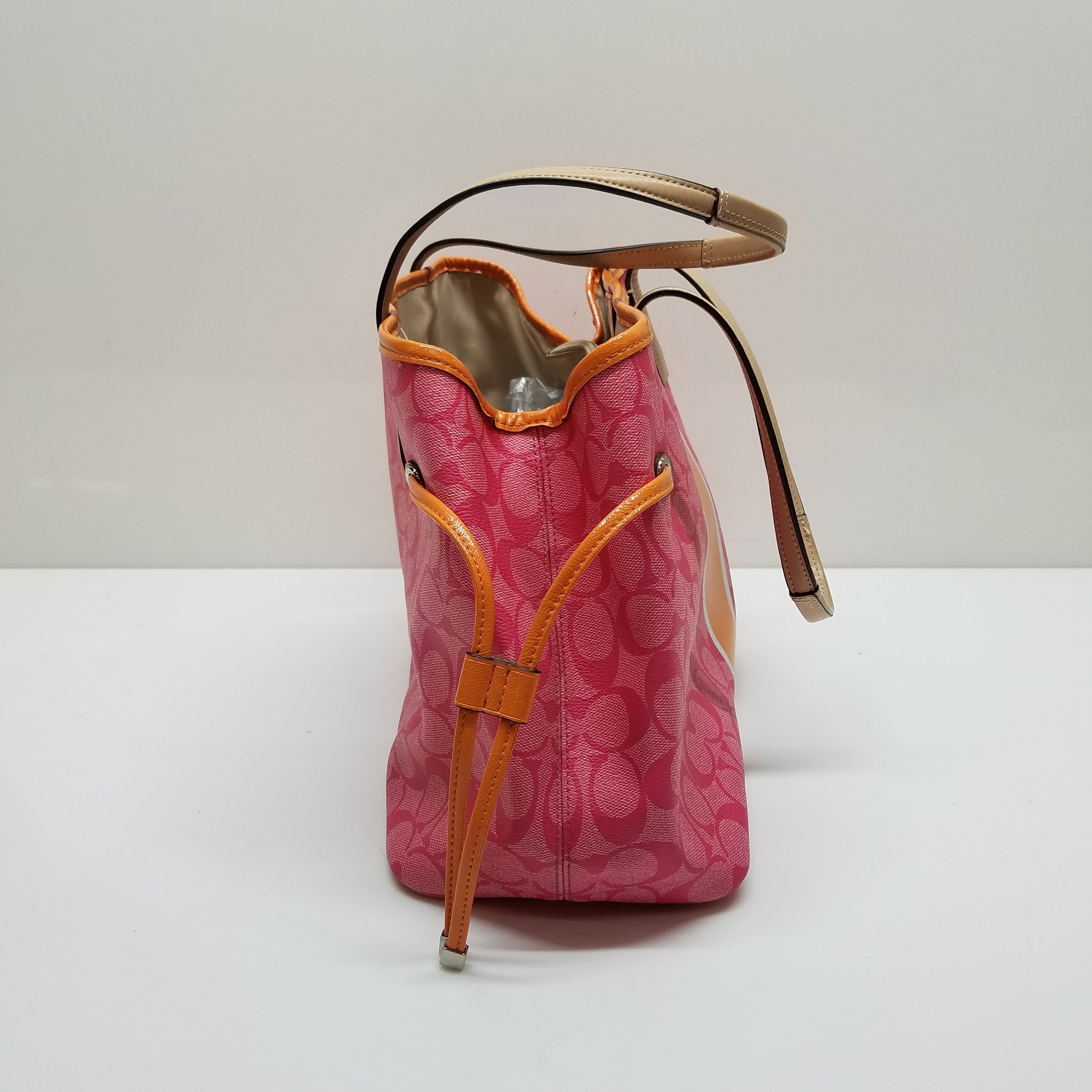 Coach Orange Shoulder / Clutch bag, Luxury, Bags & Wallets on Carousell